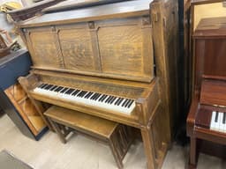 Packard Mission Style Upright Piano - PhotoNov142023_123508PM